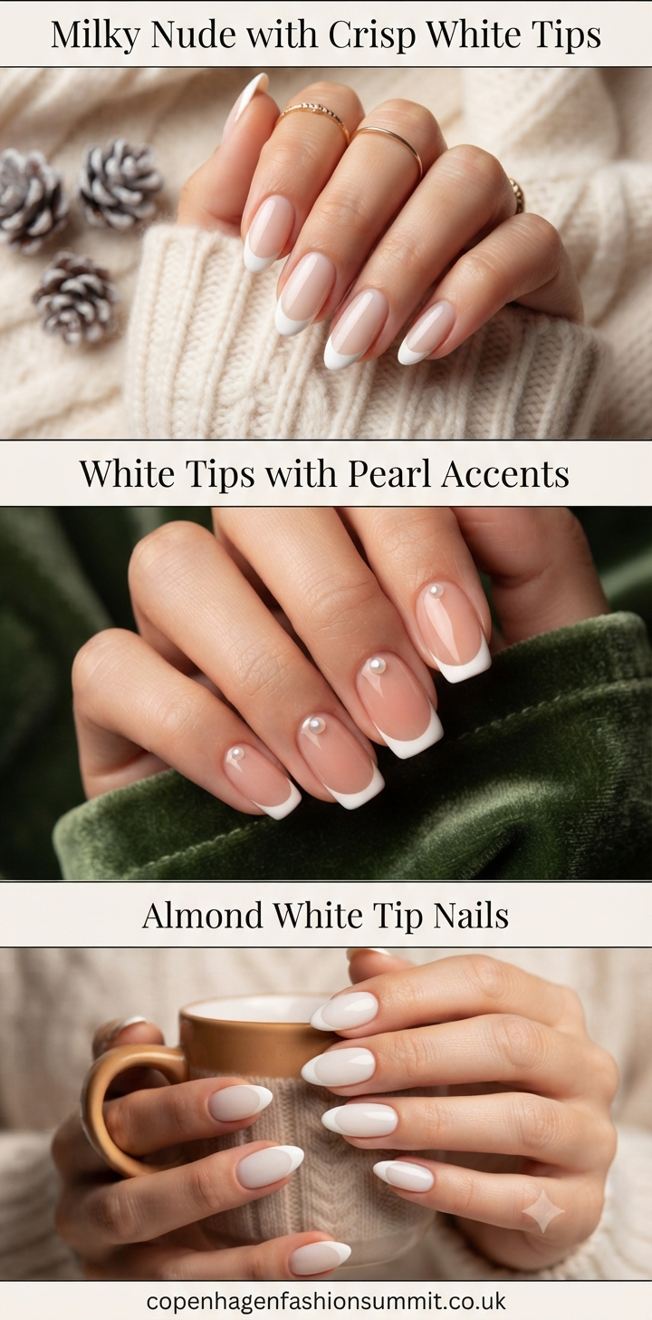35 Chic White Tip Nail Designs Every Nail Lover Needs to See 4 White Tip Nail Designs part 3
